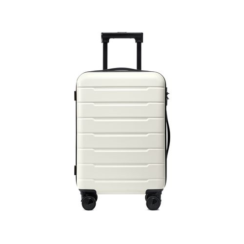 夏季新款时尚行李箱大容量24寸拉杆箱20寸登机箱旅行箱条纹 米白色
